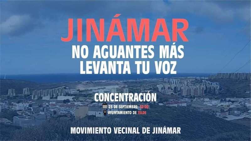 Cartel anunicador de la protesta/TA.